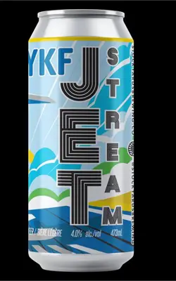 Can of YKF Jetstream Lager