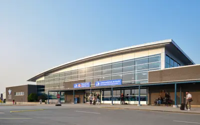 Exterior of YKF Air Terminal Building