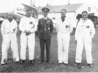 5 British Hawker Fury fighters