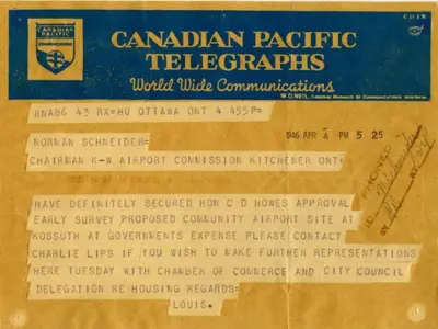 Canadian Pacific telegram