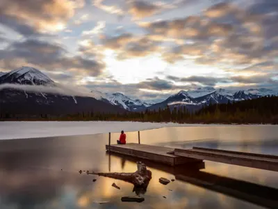 lake and dock