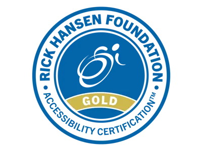 Rick Hansen Foundation Gold rating logo